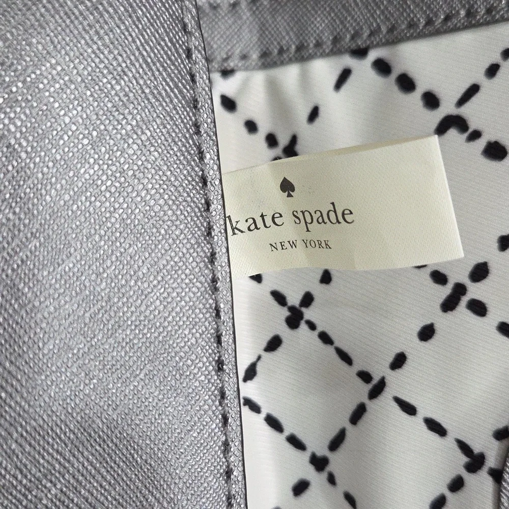 Kate Spade Elegant Silver Crossbody Bag